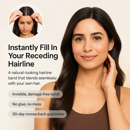 【Last Day Offer】Invisible hairline band — Natural-Looking Coverage In Seconds