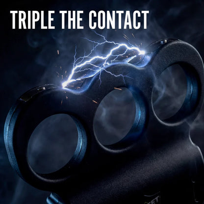[Last Day Offer]TripleShock Electric Knuckles — Rechargeable, On-Hand Electric Self-Defense.