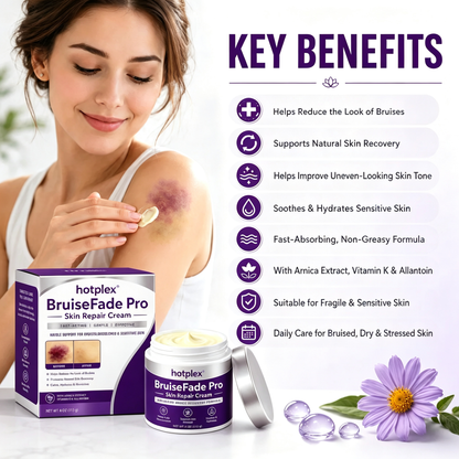 Bruise Fade Pro™ Advanced Bruise Recovery Cream – Arnica & Vitamin K Skin Repair Formula